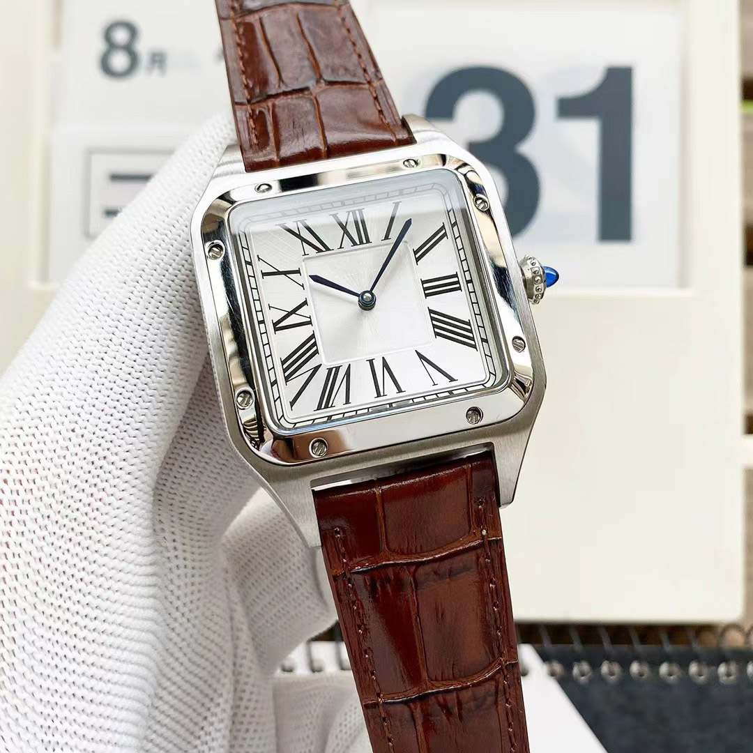 

Womans watch square watch Automatic Mechanical designer Watches size 39MM Belt Stainless Steel Bracelet Sapphire, C12