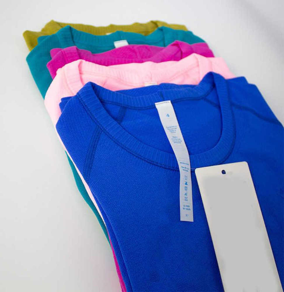 

lulus Yoga Tops Swiftly Tech Gym Clothes Womens Sports T Shirts Ladies Short-sleeved T-shirts Moisture Wicking Knit High Elastic Running27, Red