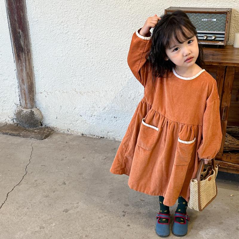 

Girl Dresses 2023 Girls Dress Cotton Spring Fashion Kids Clothes 1-8 Years, Blue