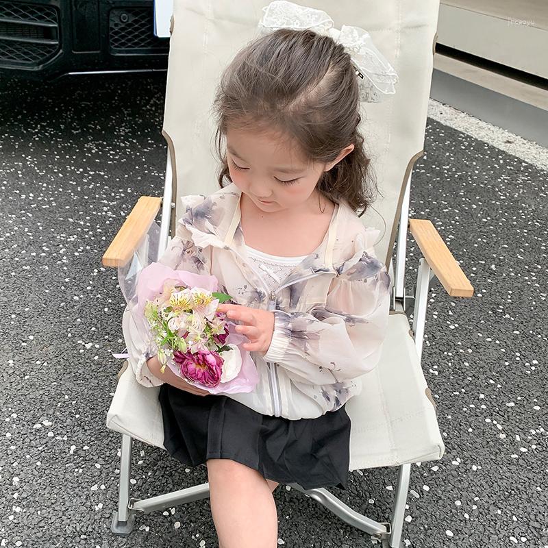 

Jackets Girls Jacket Outerwear Printed Coat For Casual Style Children Summer Clothes, 06b0924