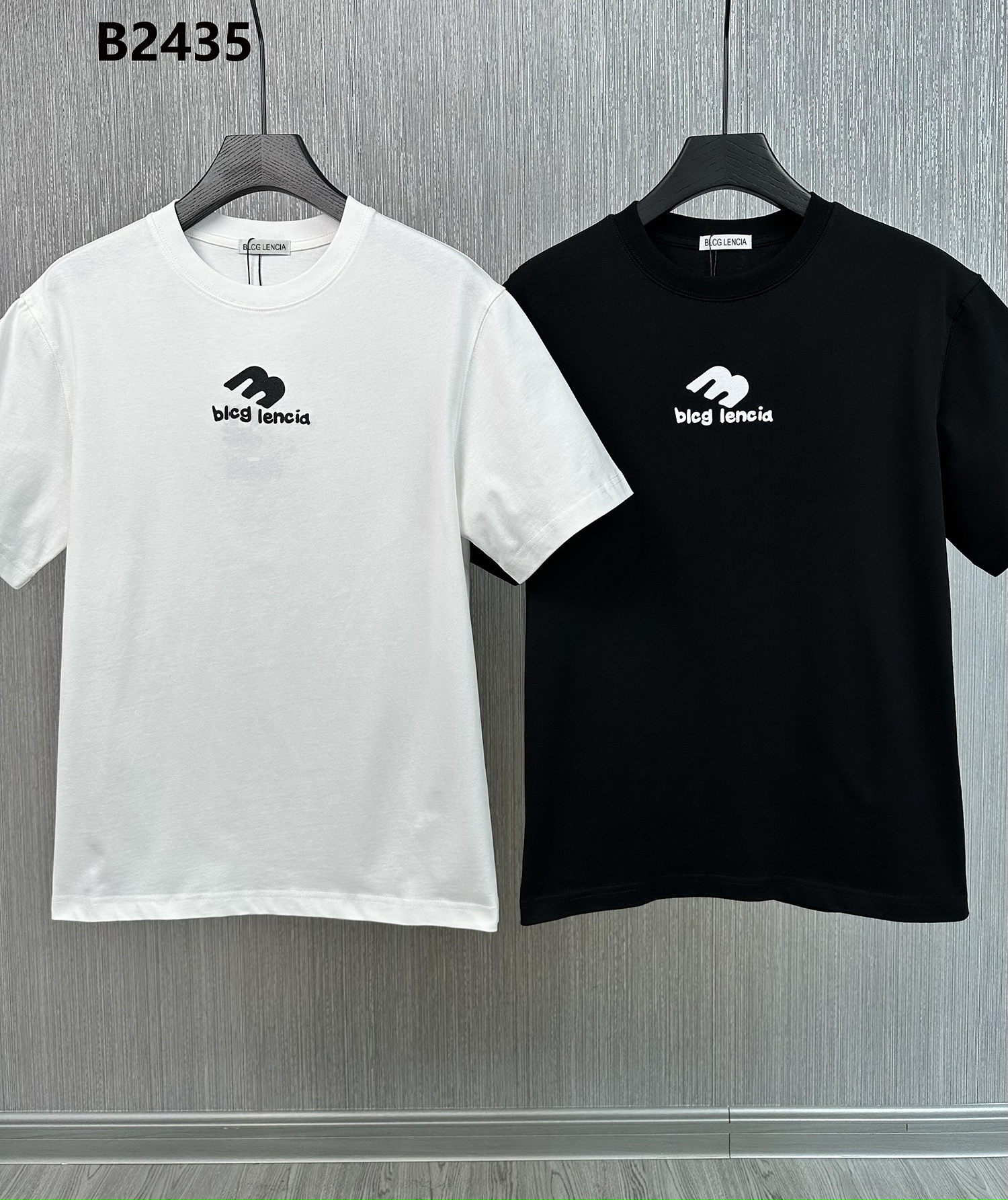 

BLCG LENCIA 2023 Summer New 250g 100% Cotton Fabric T-shirt Men High Quality Print Color Drop Sleeve Loose Tshirts Oversize Tops 22380, Black