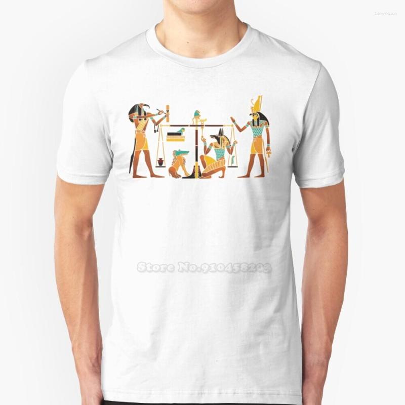 

Men' T Shirts Weighing The Soul Egyptians Egyptian. Shirt Summer Fashion Casual Cotton Round Neck Weigh, Mtee-navy