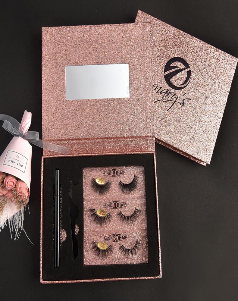 

Eyelash set for makeup0133 pairs of magnet eyelashes beautiful eyelashes soft and comfortable false eyelashes7157860