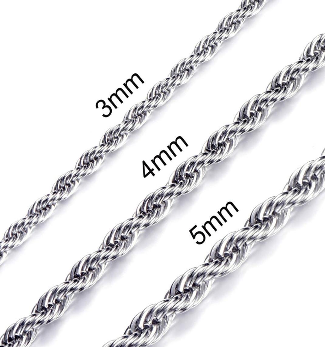

ed chain necklace mens stainless steel fashion necklaces link chain for jewelry long necklace gifts for women Accessories4807959