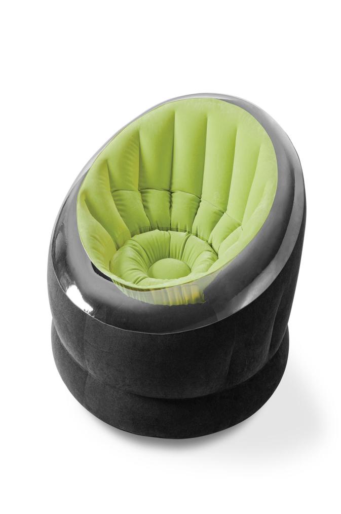 

Intex Empire Inflatable Blow Up Lounge Dorm Camping Chair for Adults Lime Green9570222