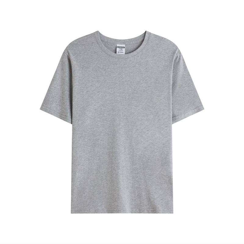 

New Sports Outdoor Clothing Fan Top Summer Round Neck Men Grey T-shirt, Gray