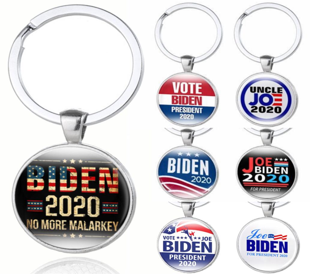 

12 Styles JOE Biden 2020 keychain Pendant Joe Biden For President keyring US President Badge Key Chain Party Favor Whole JJ4564872400, Dark blue