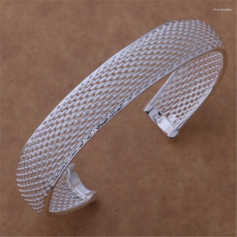 

Bangle Fashion Explosion Models Silver Color Cute Noble For Women Lady Wedding Open Bracelet Classic Jewelry B102 Raym22