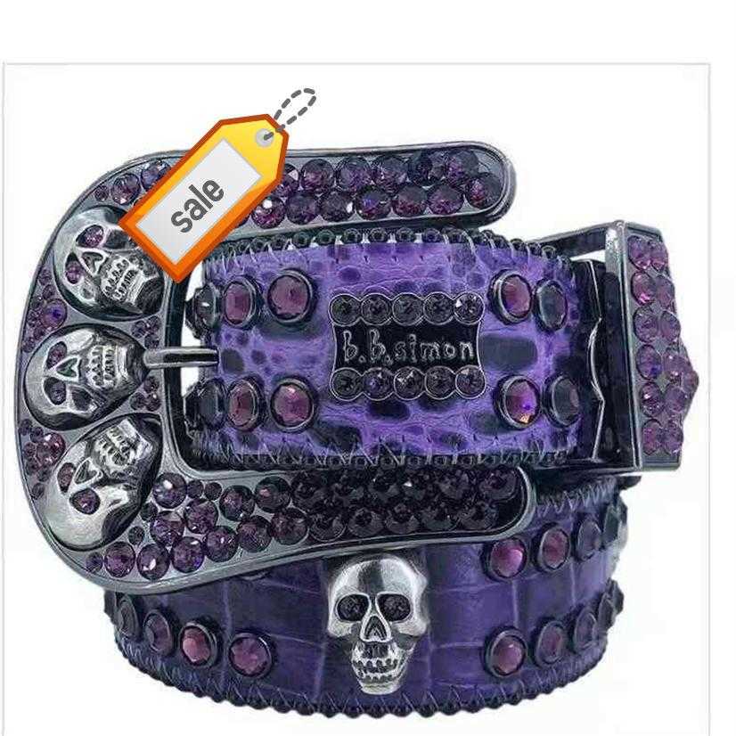 

Fashion Belts for women mens designer BB simon Shiny Rhinestones Multicolor17325