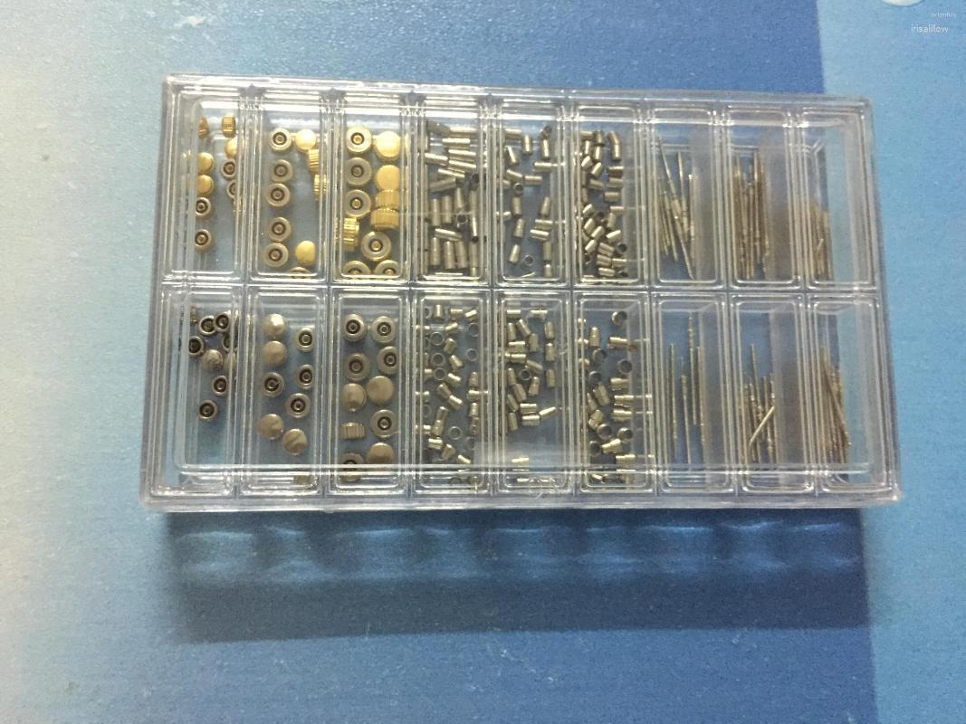 

Watch Repair Kits Watches Stem Tube Crown Spare Parts Assortment Box Set