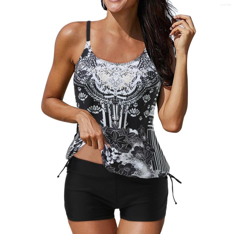 

Women's Swimwear Women Bathing Suits Beachwear Suit For Large Size Swimsuit 2 Piece Swimsuits Two Set, C-black