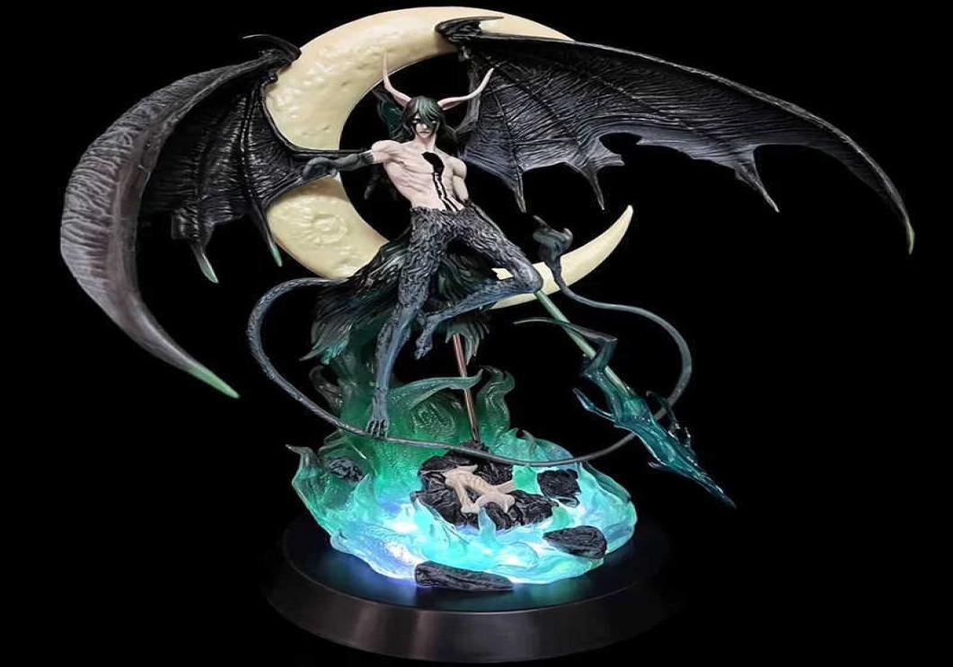 

Anime Manga 40cm Anime Bleach Kurosaki Ichigo Ulquiorra Cifer Resurreccion Segunda Etapa Action Figure GK PVC Collectible Model To6091927
