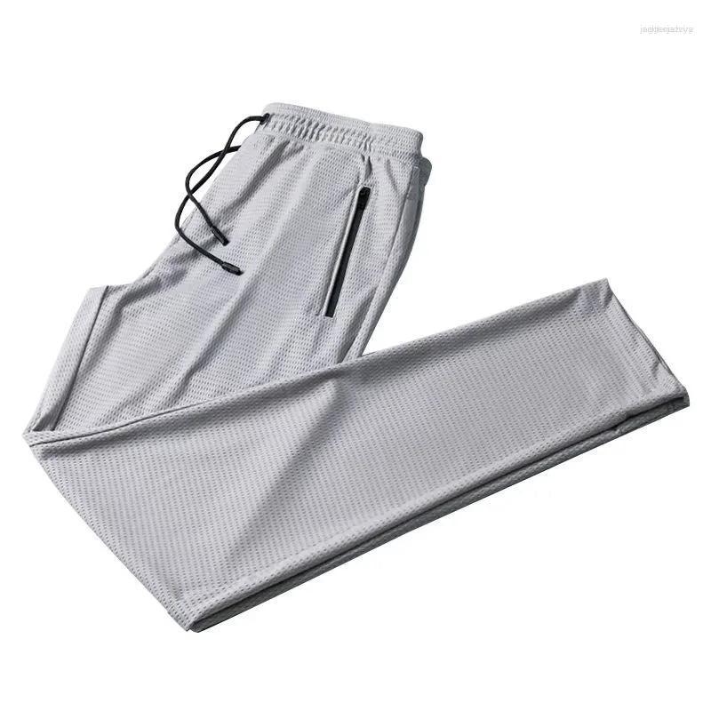 

Men's Pants Men's Summer Spring Sports Hole Breathable Sweatpants Men Plus Size Big Sales Stretch Elasticity, Gray