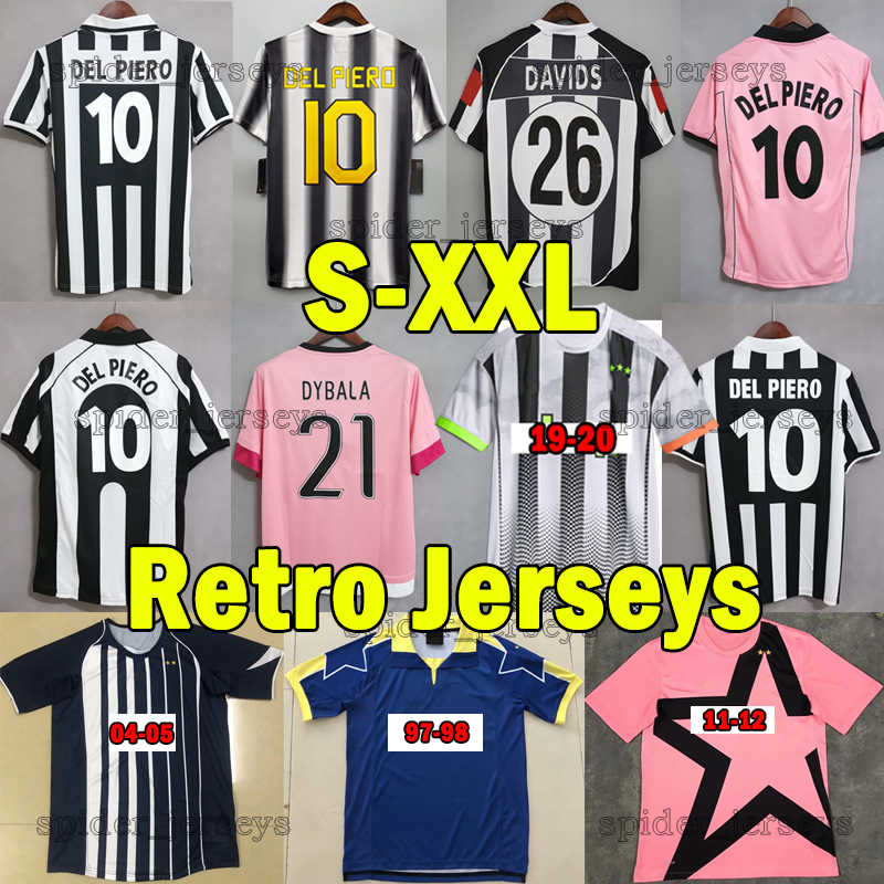 

1982 84 Retro soccer jerseys Vialli #9 DAVIDS ZIDANE JUVE football shirt 1994 95 97 99 Classic Vintage 2000 01 02 04 05 DEL PIERO 2010 12 14 16 18 19 20 INZAGHI Men Uniforms, 2001-02 home
