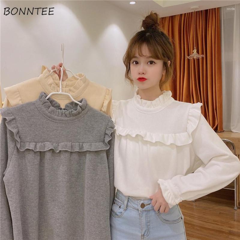 

Women's Hoodies Sweatshirts Women Thicken Winter O-neck Solid Design Fashion Korean Style All-match Street Wear Girls Loose Breathe Ins, Gray