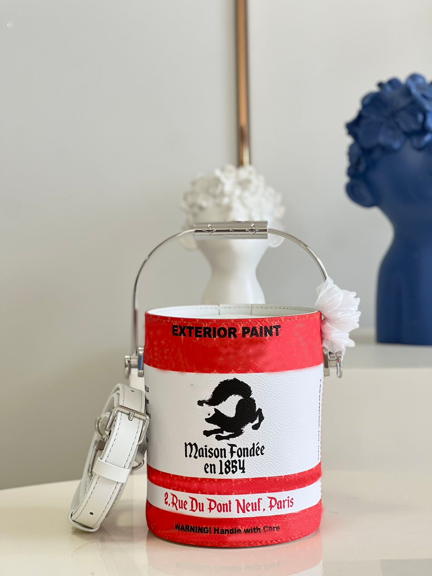 

Designer bag diagonal paint fashion cans women's caks bag multicolor portable shoulder classic bag Rlaem, Red