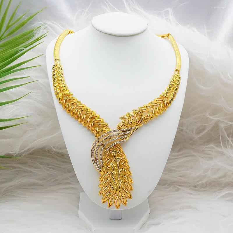 

Necklace Earrings Set 24K Ladies Bracelet Ring CHD 20855, Picture shown