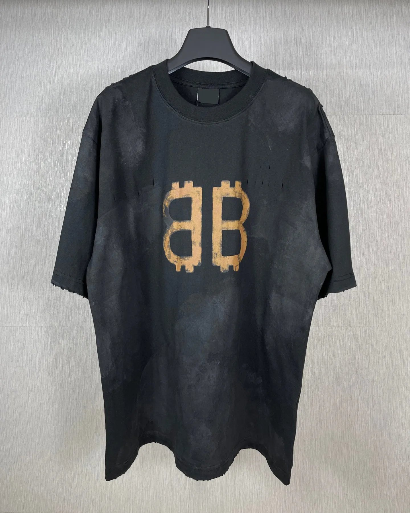 

Women's Plus Tees&Polos Round T-shirt with enlarged collar, embroidered print, polar style summer wear, street cotton 311ed2