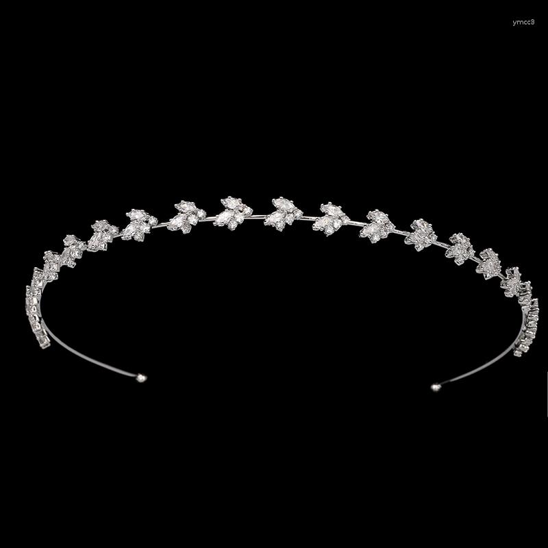 

Hair Clips Crown HADIYANA Luxury Crystal Zircon Bride Fashion Women Wedding Or Christmas Gift BC6921