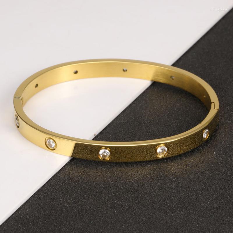 

Bangle XUANHUA Stainless Steel Cuff Bracelets Bangles For Women Fashion Jewelry Charm Accessories Crystal Bracelet Loves Raym22