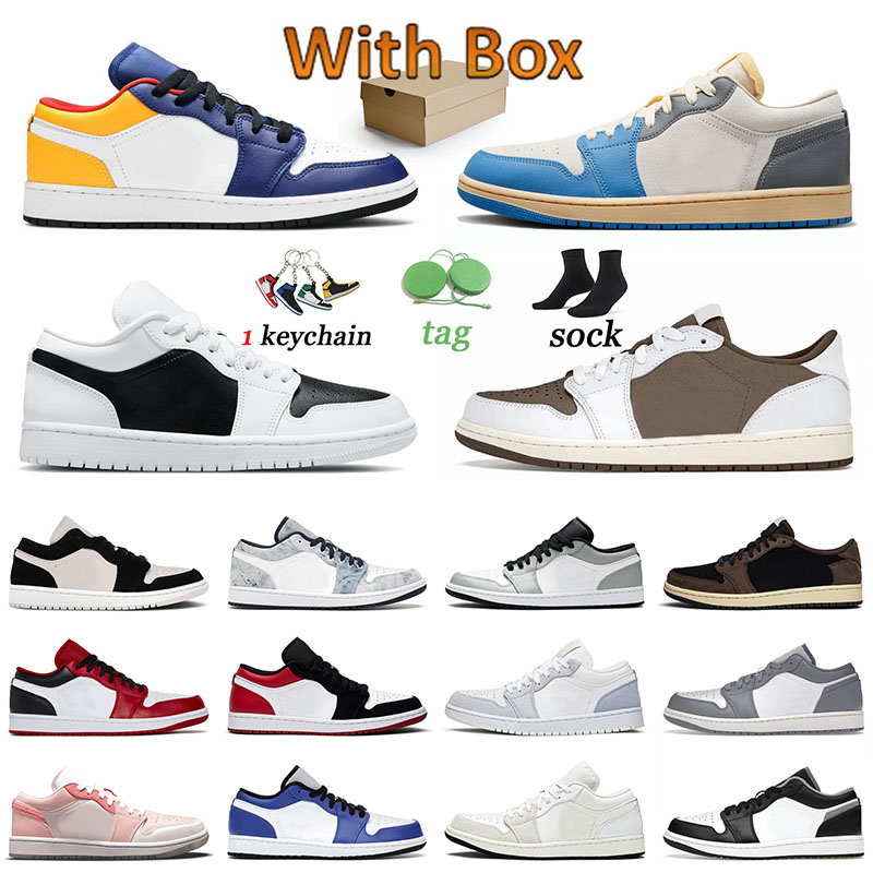 

Jumpman 1 1s low Reverse Mocha Basketball Shoes Original Sneakers Men Sports Bronze Eclipse Black University Blue Astrograbber Paris Starfish Women Trainers, Vintage unc grey 36-45