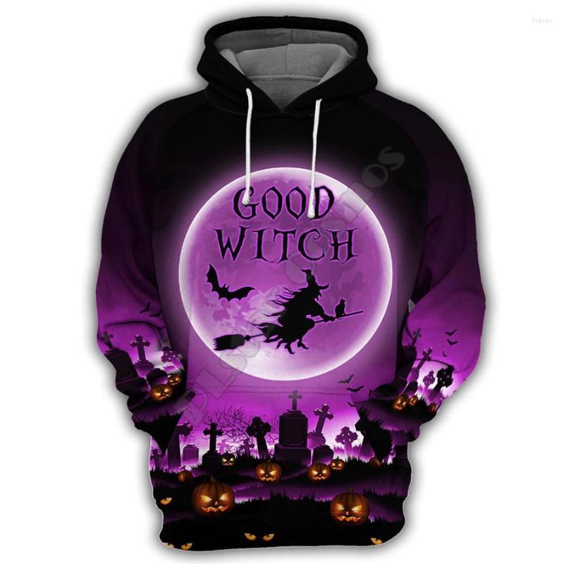 

Men's Hoodies Good Witch Halloween 3D All Over Printed Streetwear Women For Men Pullover/Sweatshirt/Zipper, Sweatshirts