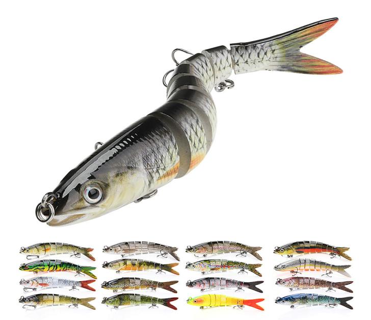 

14cm 23g Sinking Wobblers Fishing Lures Jointed Crankbait Swimbait 8 Segment Hard Artificial Bait For Fishing Tackle Lure3391627