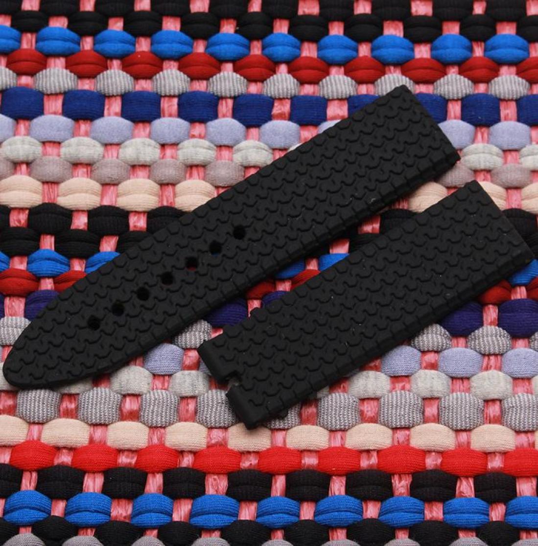 

New Strap Fashionable Resin Rubber Silicone Strap Tire Pattern Special Size 23mm Waterproof Soft For Men039s Watch Band2646149