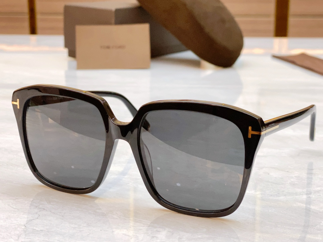 

Large circular TOMFORD sunglasses, designer, double beam tempered glass glasses, male cycling, windshield sunglasses, female