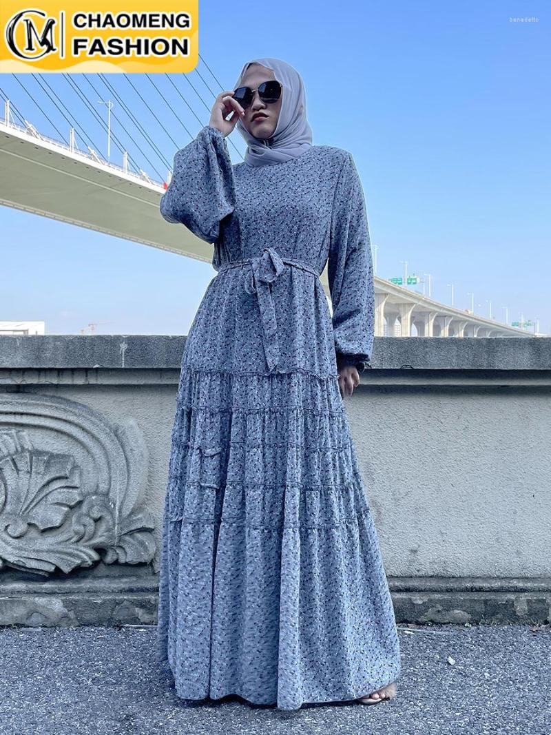 

Ethnic Clothing Chaomeng Musulman De Mode Abaya Dubai Elegant Hijab Dress Turkey Kaftan Islam Arab Maxi Ramadan Vestidos Modest Robe