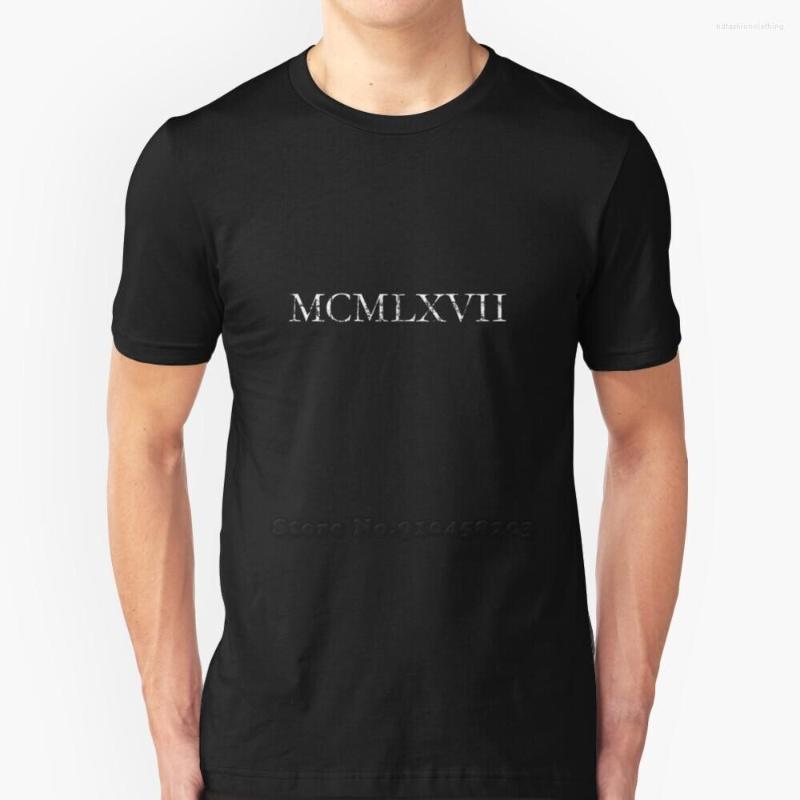 

Men's T Shirts Mcmlxvii Vintage 1967 Roman Birthday Year Men T-Shirt Soft Comfortable Tops Tshirt Tee Shirt Clothes In, Mtee-white