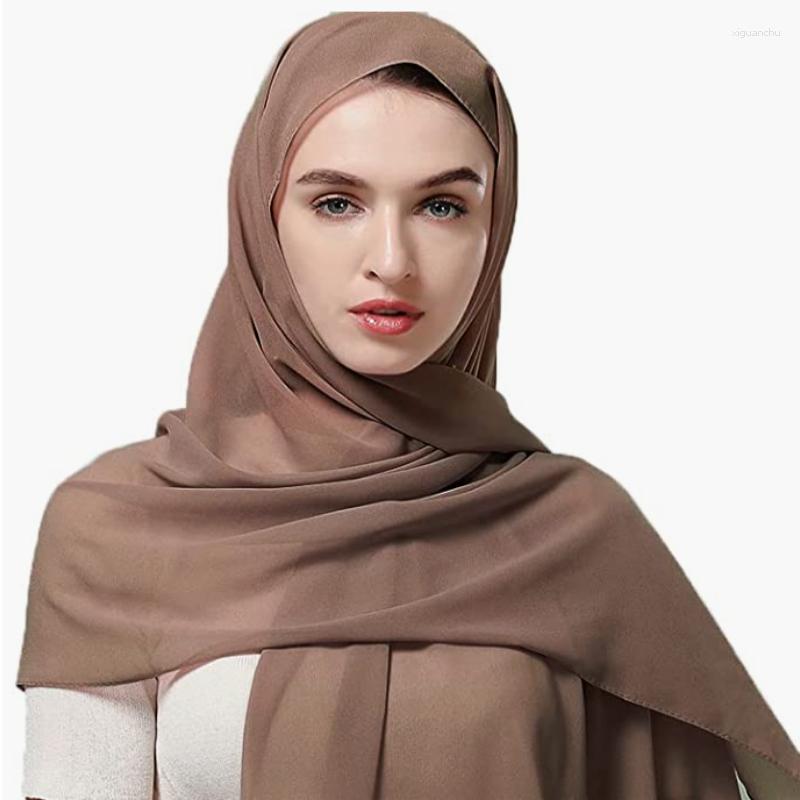

Ethnic Clothing Monochrome Wide Brim Thin Modal Breathable Scarf Plain Cotton Muslim Women Soft Lightweight Shawl Rayon Hijab