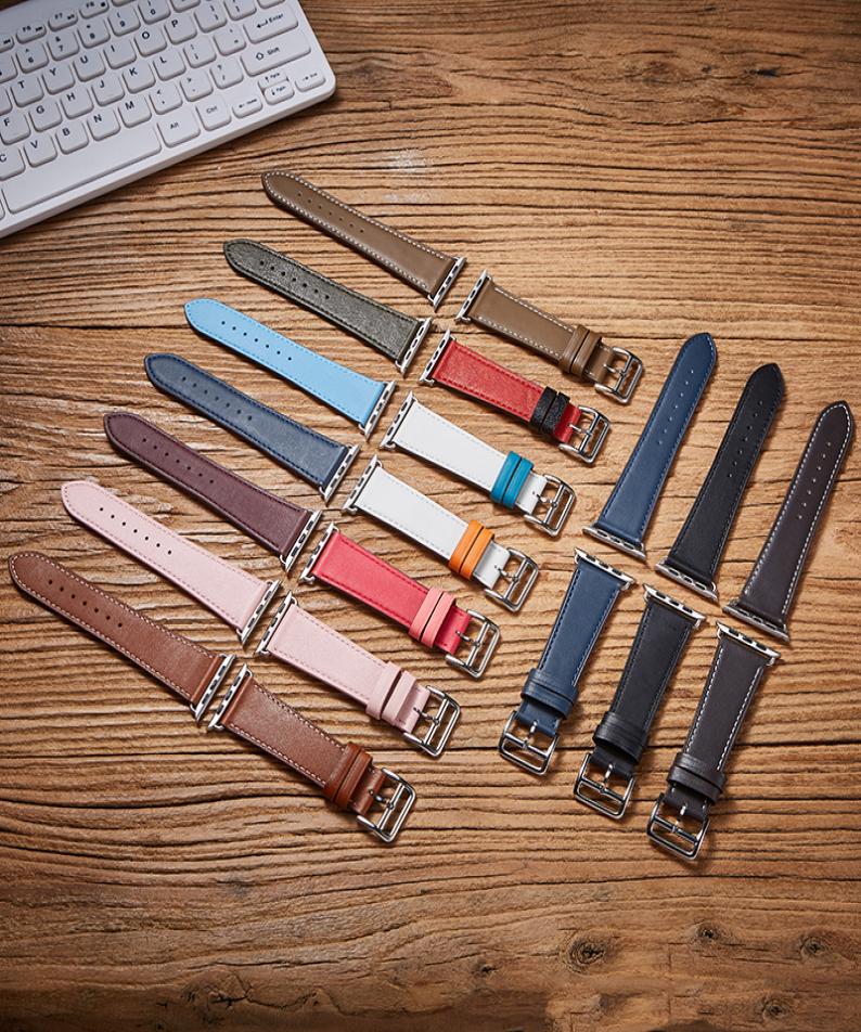 

Leather Strap for Apple Watch Bands Series 1 2 3 4 5 for iWatch Strap 42MM 38MM 40mm 44mm3625850