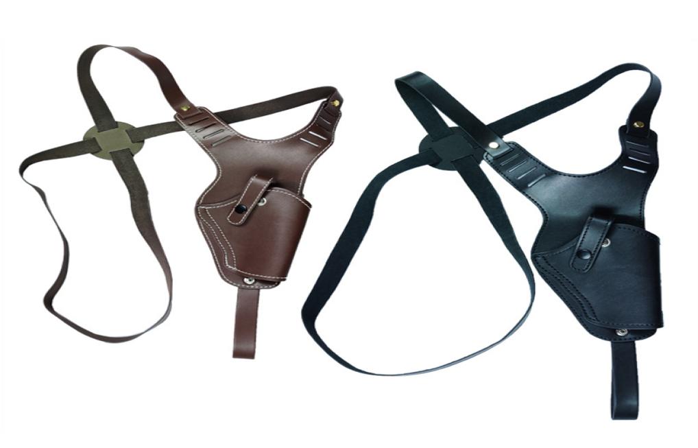 

Universal Armpit Holster Glcoks Single Shoulder Shoulder Strap Hidden Leather G18 92g G17 1911 P15563817, Green