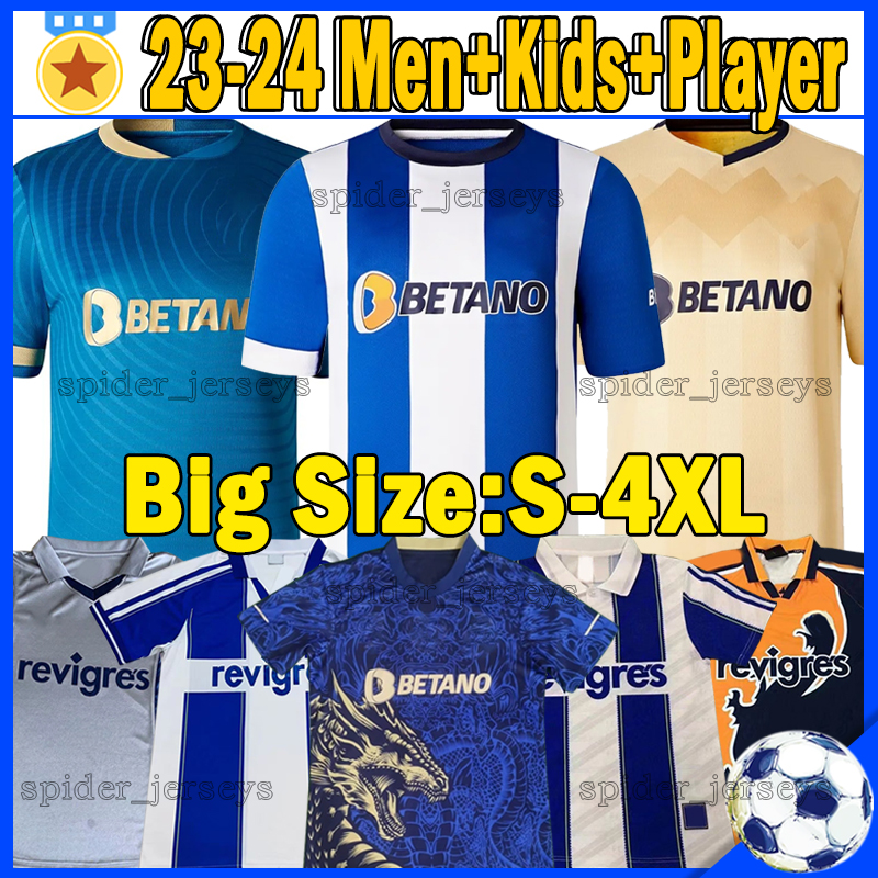 

XXXL 4XL 2023 2024 FC Portos soccer jerseys Dragon OTAVIO Fans player version Retro CAMPEOES PEPE SERGIO OLIVEIRA MEHDI LUIS DIAZ MATHEUS football shirt kids kits, Boertu 23-24 third