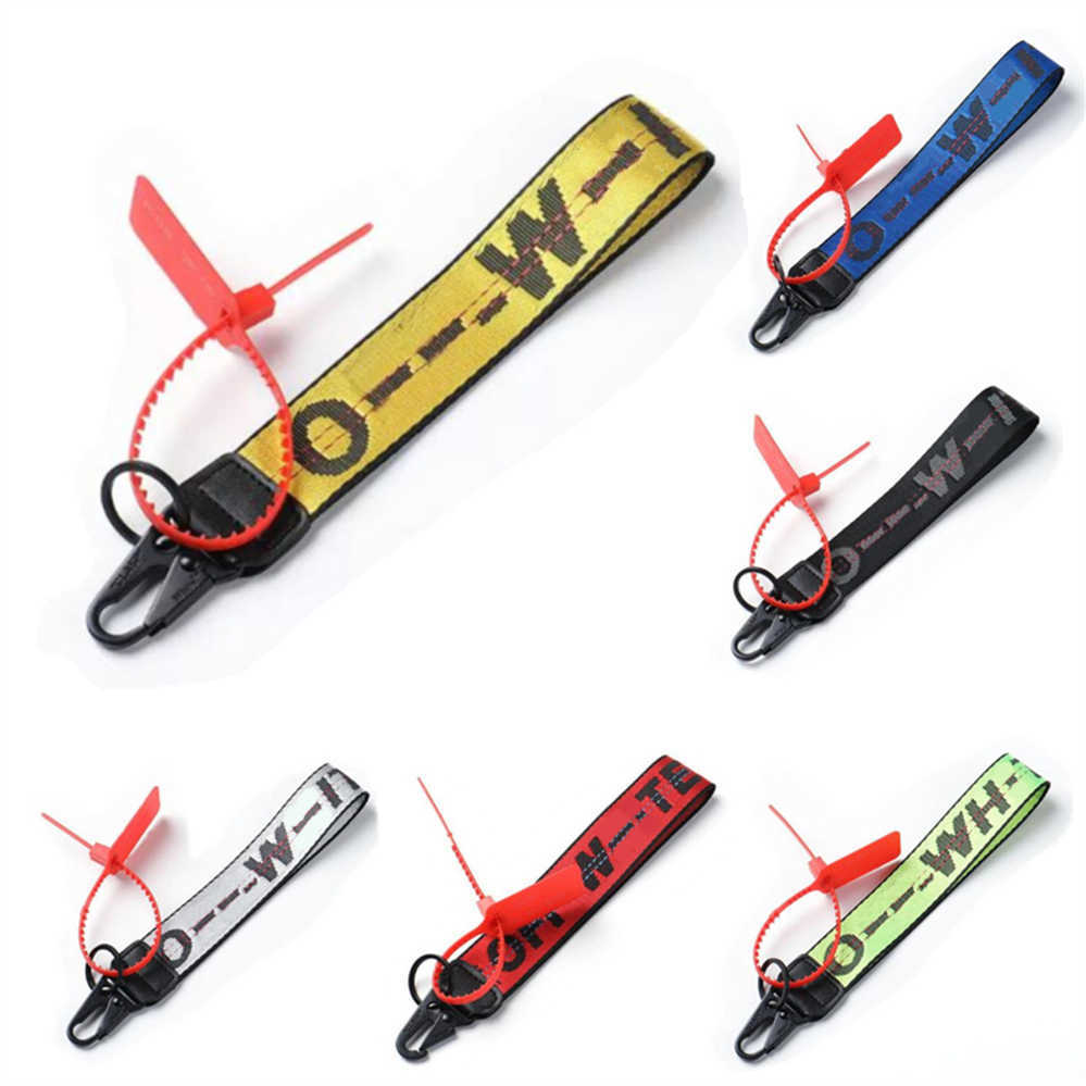 

Keychains Key Chain Offs White Luxury Rings Clear Rubber Jelly Letter Print Keys Ring Fashion Men Women Canvas Keychain Camera Pendant Beltq9vja Wcbq