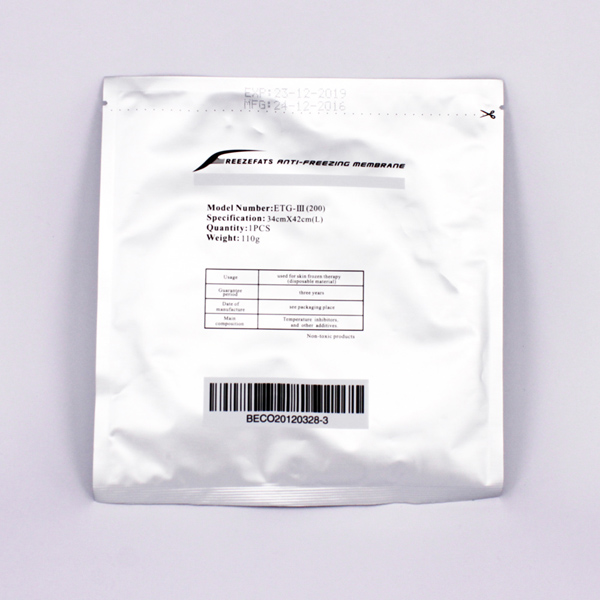 

fat anti freeze antifreeze pad modern salon equipment accessories freezing membrane big size cryo crio therapy cooling gel machine consumable parts ce approved
