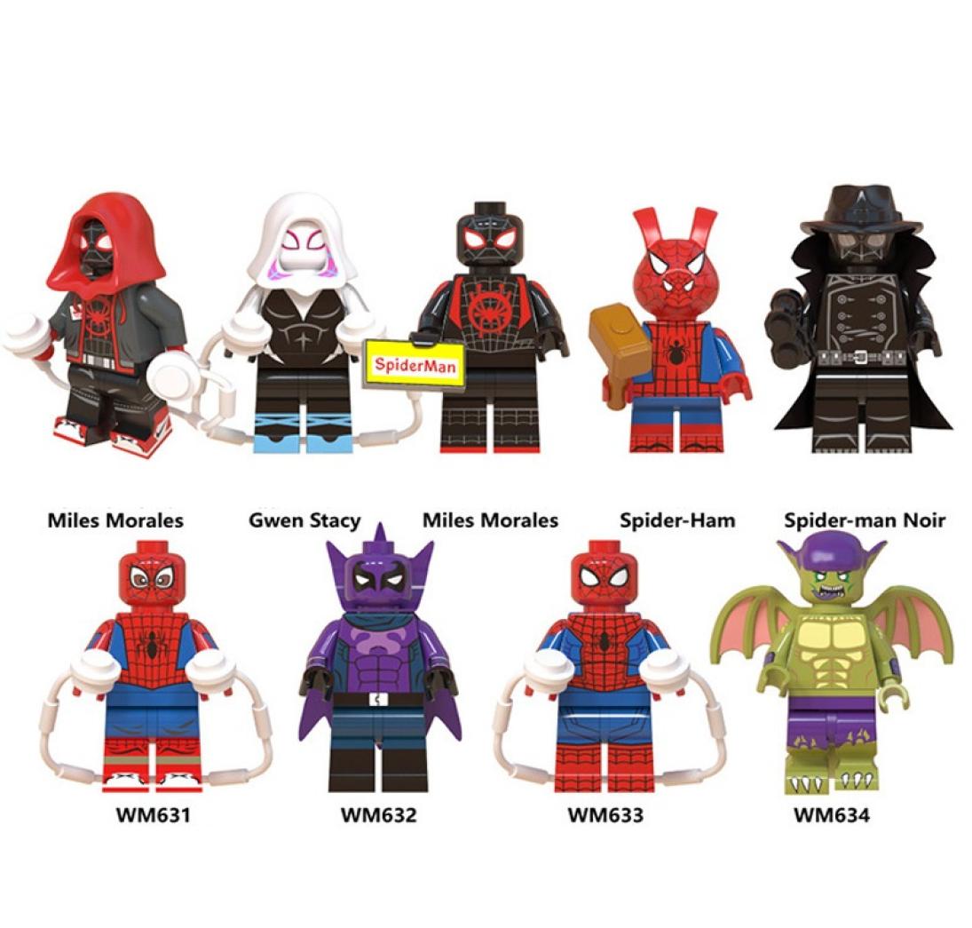 

9PCS LOT Cartoon Mini Figures Minifig Brick Building Blocks Kids Educational Toy Gift9296018