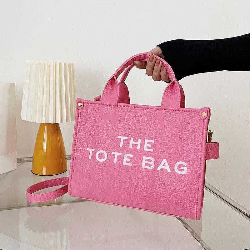 

HOT Evening Bags fashion leather marc tote bag 12 colors totes Women designer handbag Large Capacity Shopping bags Shoulder Crossbody Bags Travel Beach Bags 220914, Orange