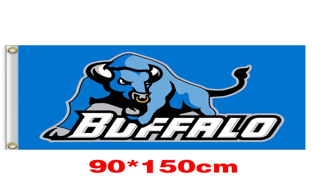 

Buffalo Bulls University Large College Flag 150CM90CM 3X5FT Polyester Custom Any Banner Sports Flag flying home garden outdoor9961201