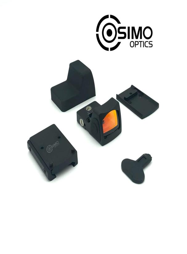 

Compact Mini RMR Red Dot Sight Scope Fit 20mm Rail012341377047, Black