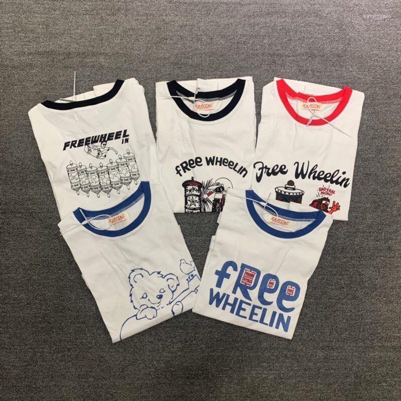 

Men's T Shirts Oversized 2023 Summer Kapital Kountry T-Shirt Men Women Cutout Hem Shirt Tops Short Sleeve Tee