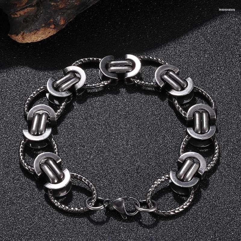 

Link Bracelets Fashion Stainless Steel For Women Unisex Wrist Jewelry Gifts GS0120