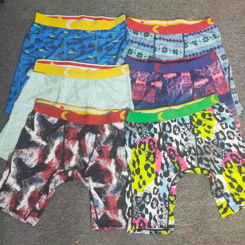 

Bulk promotion boxer briefs mens Underpants underwears Random styles sports hip hop underwear street quick dry Mixed color sending boxer999999