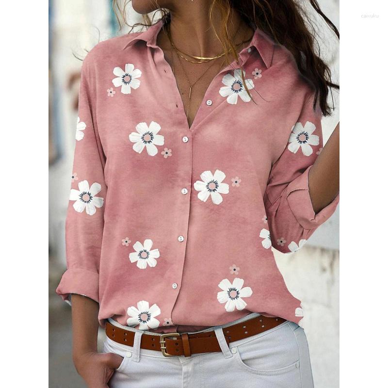 

Women' Blouses Elegant Women Shirt Fashion Casual Ladies Long Sleeve Loose Topo, Gray