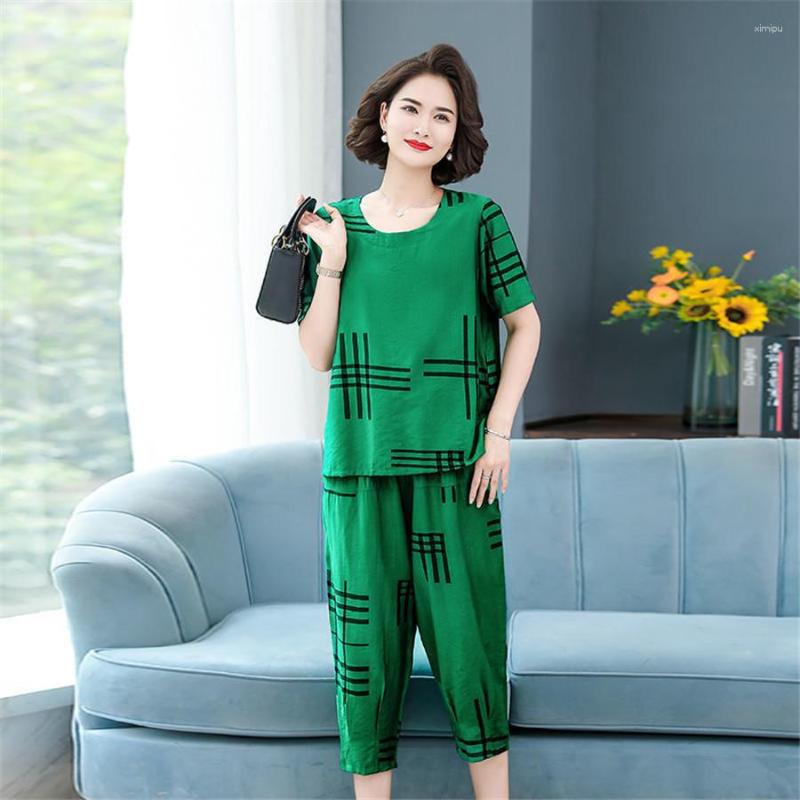 

Women's Tracksuits 2023  -6XL Casual Women Two Piece Set Tracksuit O-neck Irregular Top Pants Summer Outfit For, Picture shown