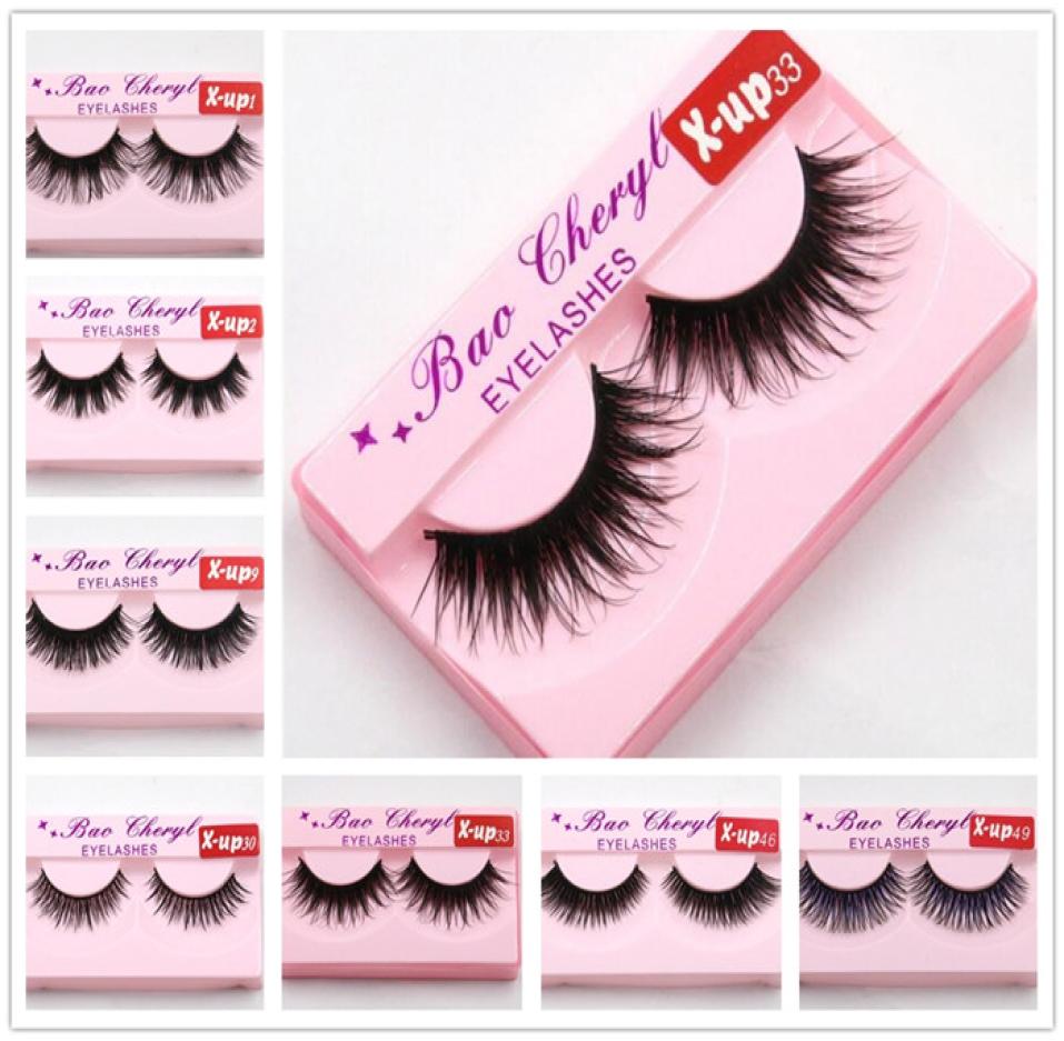 

3D handmade false eyelash 100 Supernatural Lifelike strip lashes thick fake faux eyelashes Makeup beauty X0888238059