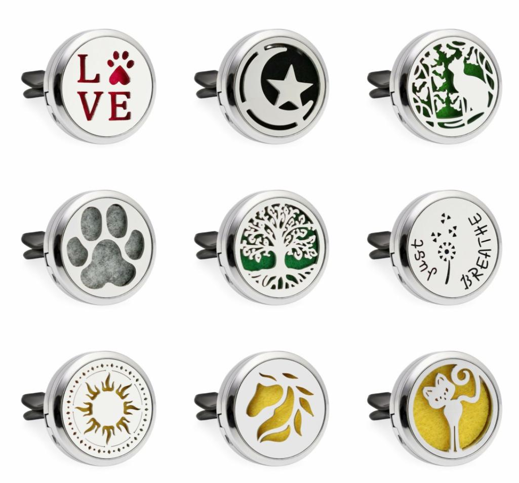 

Lovely dogcatbear Paw 30mm Diffuser Pendant Car Aroma Locket Essential Car Diffuser Oil Lockets send 10pcs oil pads8217280