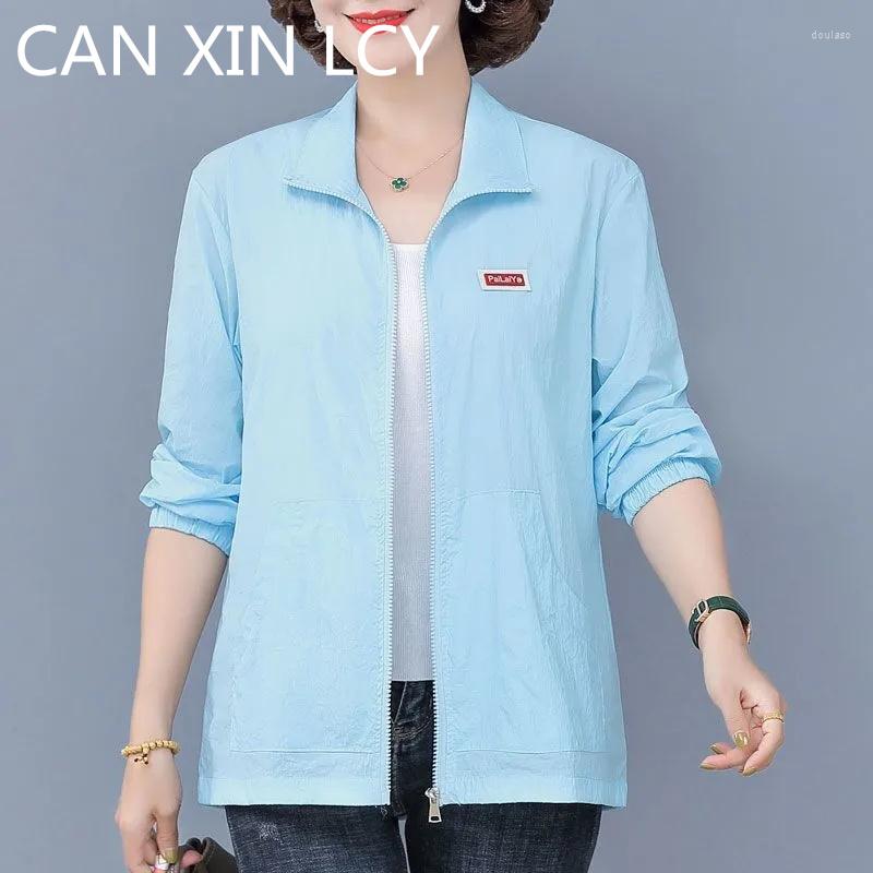 

Women's Jackets 5XL Women's Coat Jacket 2023 Middle-aged Mother Summer Sunscreen Clothes Thin Outdoor Mom Breathable Sun Top, Light green