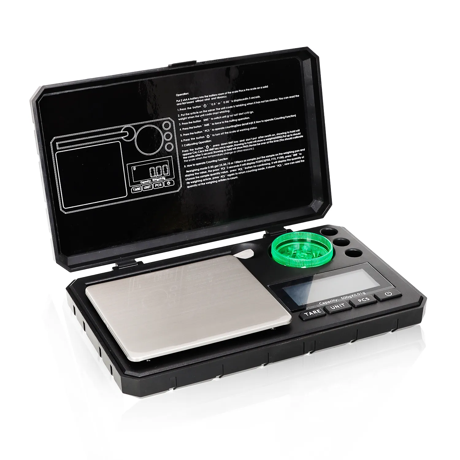 

Bong 3D Printing Scales Digital Scale 500g 0.1g Jewelry Tobacco Stash Weight Vapes Measurement Device Wholesale